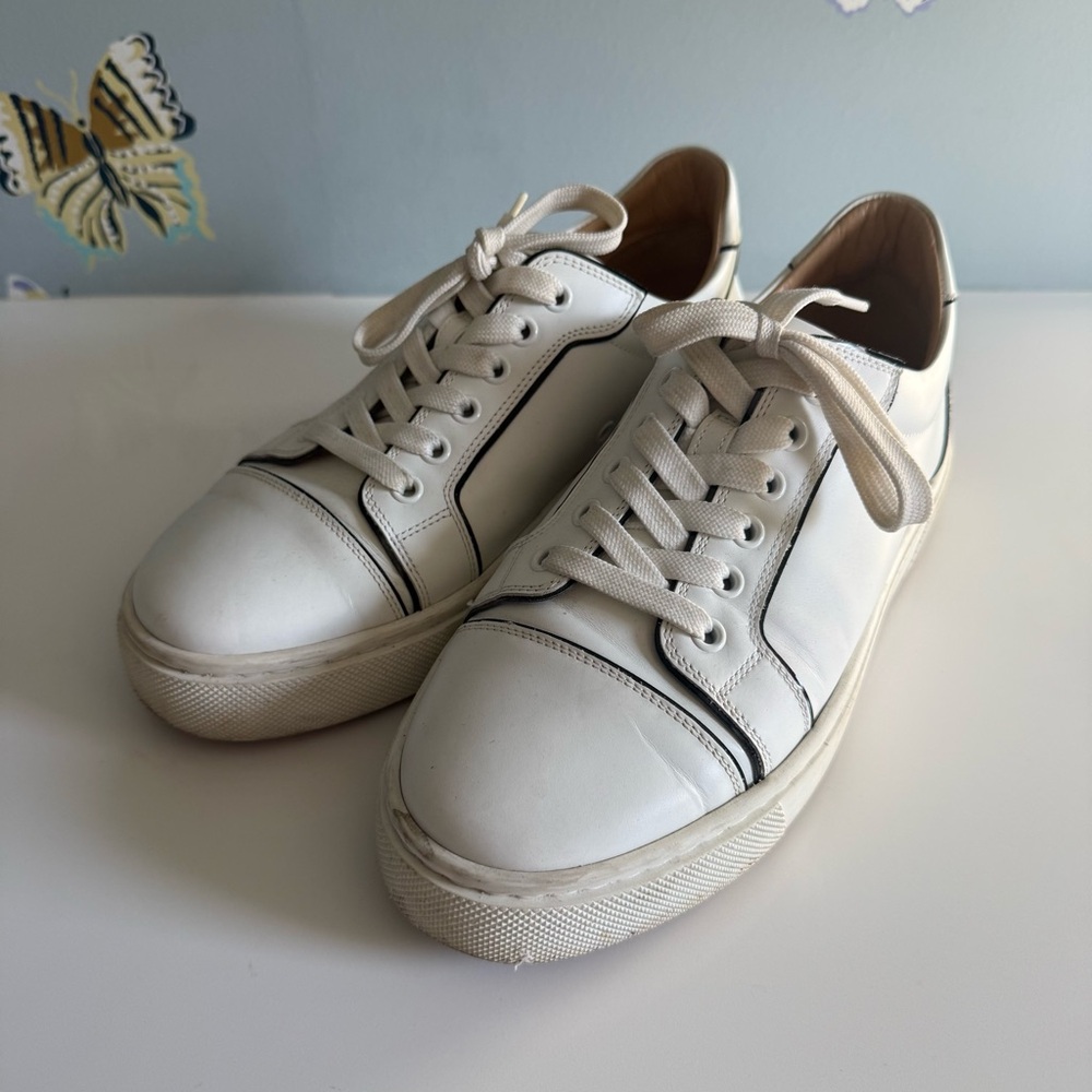Christian Louboutin Vieirissima two-tone leather sneakers